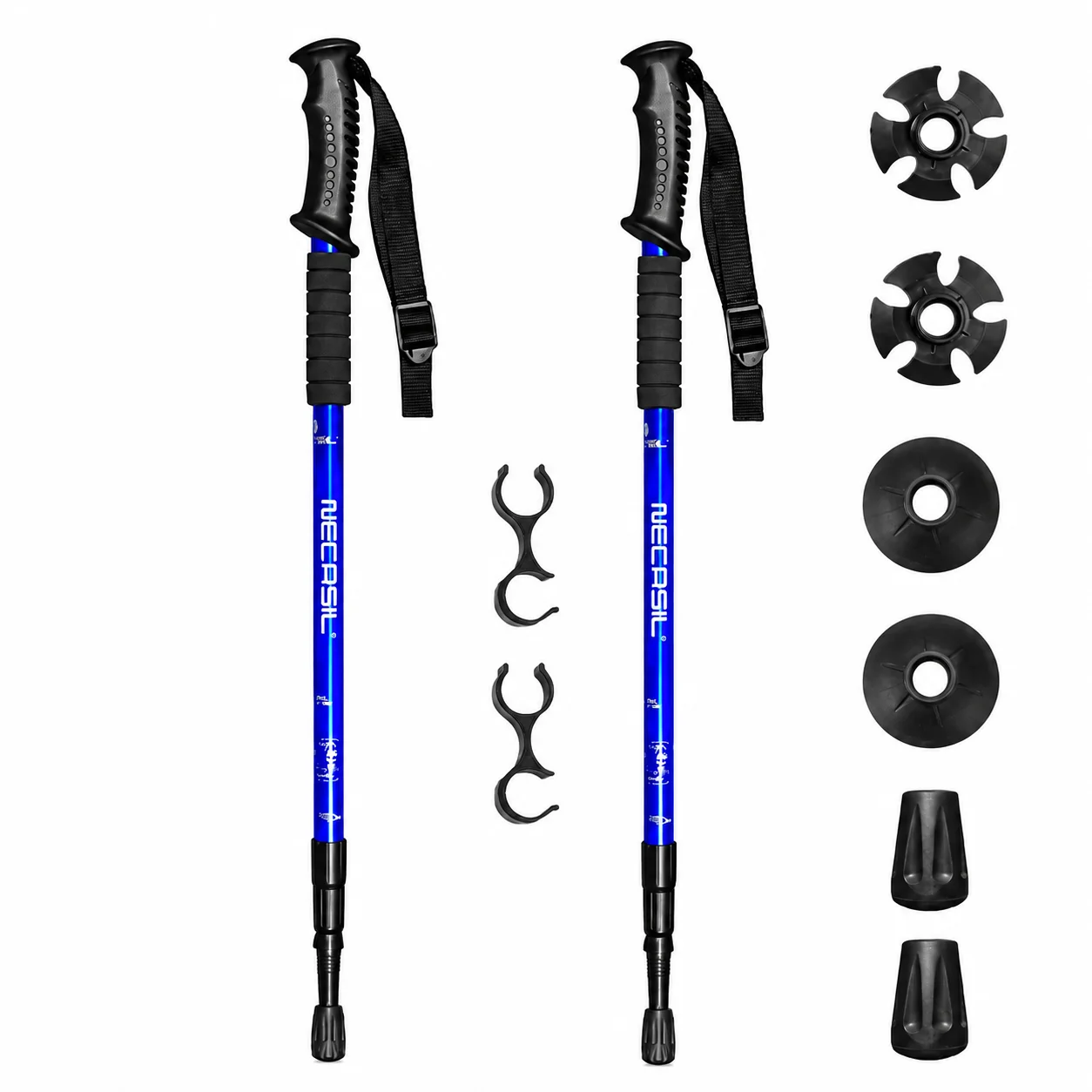 Bastones Azules Ajustables 63-135cm