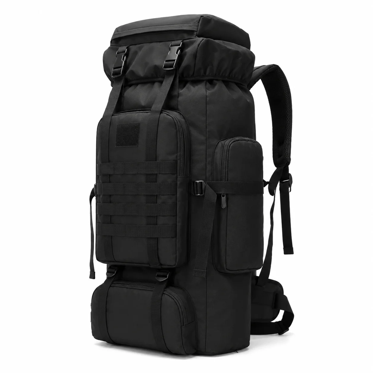 Mochila Para Acampar 80L Negra